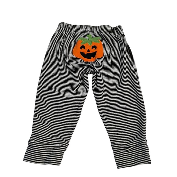 Carter’s Halloween 3pc‎ Baby Set 9M Bodysuit Pants Bib Pumpkin Fal - Picture 4 of 5